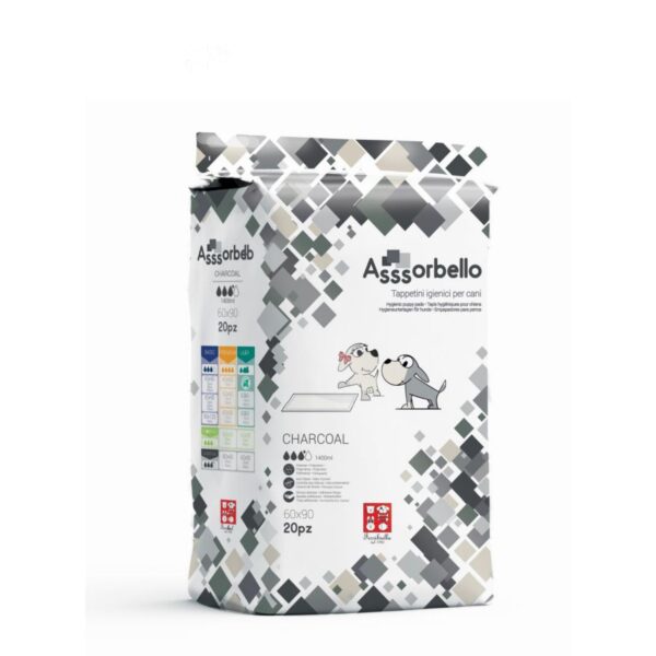Ferribiella Tappetini Igienici per Cani ai Carboni Attivi 60 x 90 cm