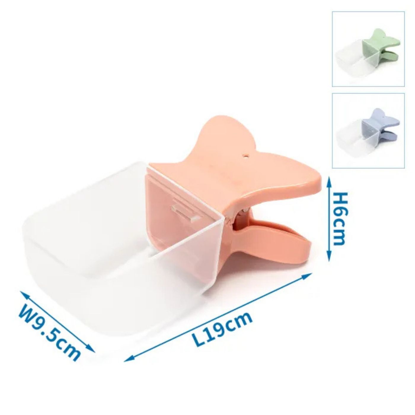 Paletta per cibo con clip per sacchetti colori assortiti