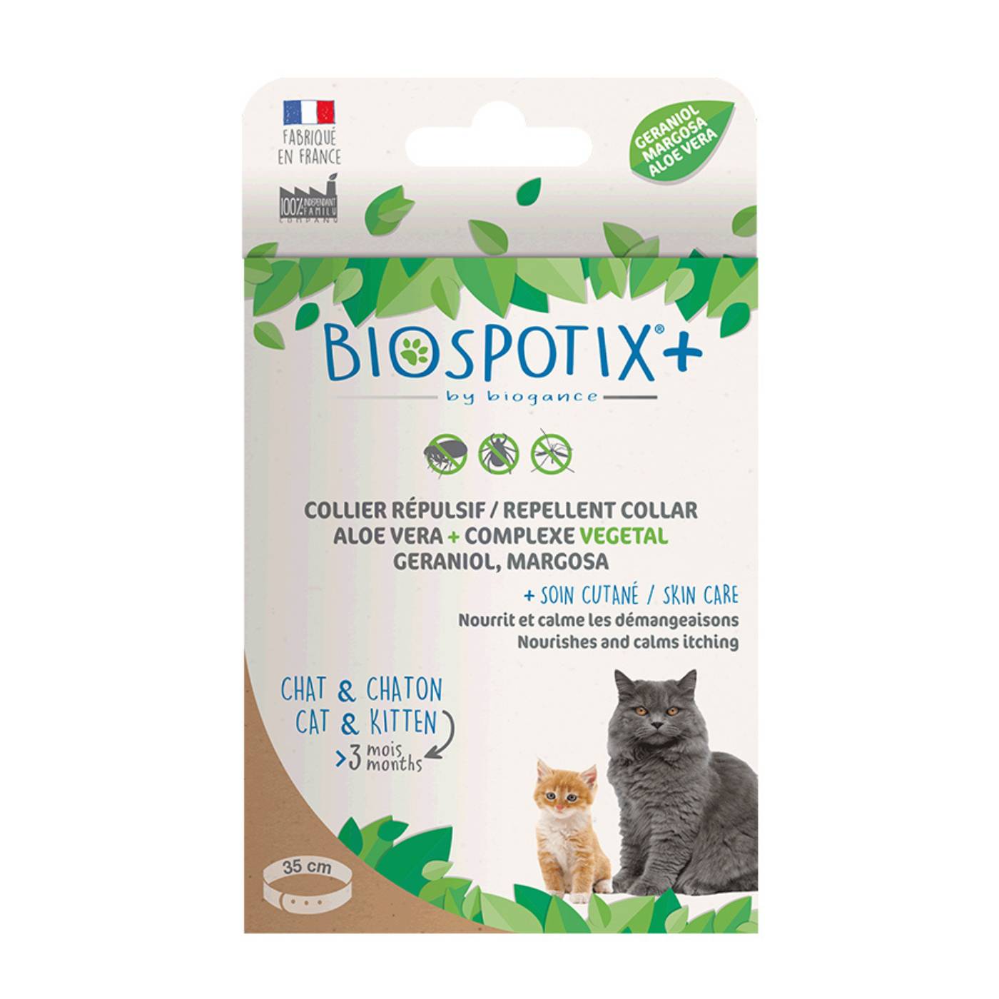 Biogance Biospotix+ Collare Antiparassitario Gatti 35 Cm