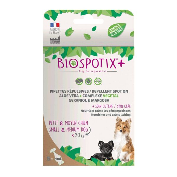 Biogance Biospotix+ Spot On Antiparassitario Cani S-M 5 Pipette x 1 Ml.