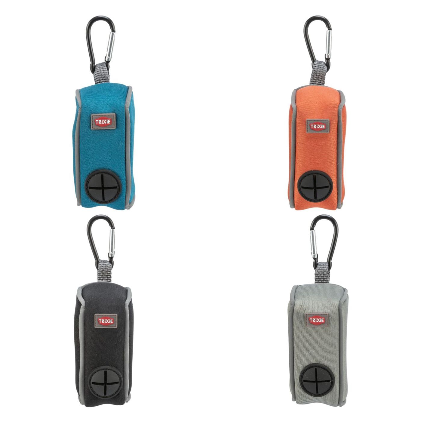 Trixie Porta Sacchetti Igienici per Cani in Neoprene con Moschettone NEW Colori Assortiti