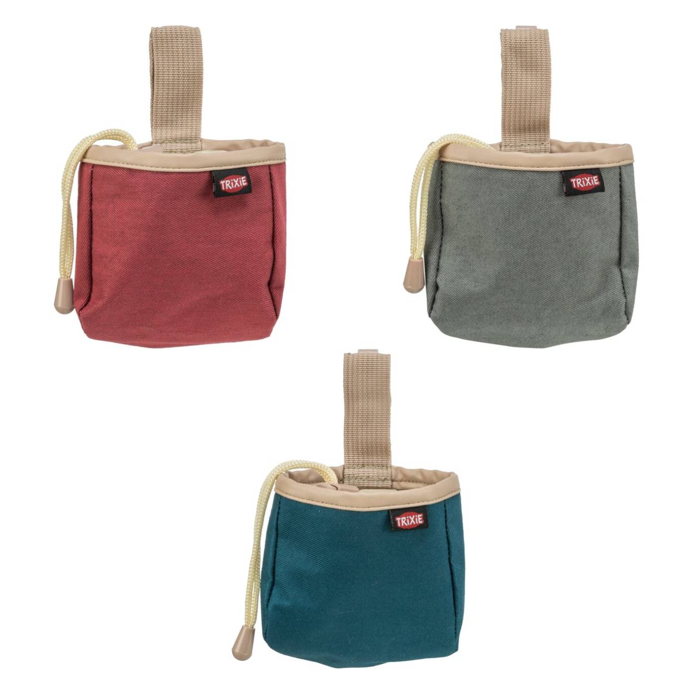 Trixie Borsetta Porta Premietti Snack "Baggy" NEW ø 8 x 10 cm Colori Assortiti