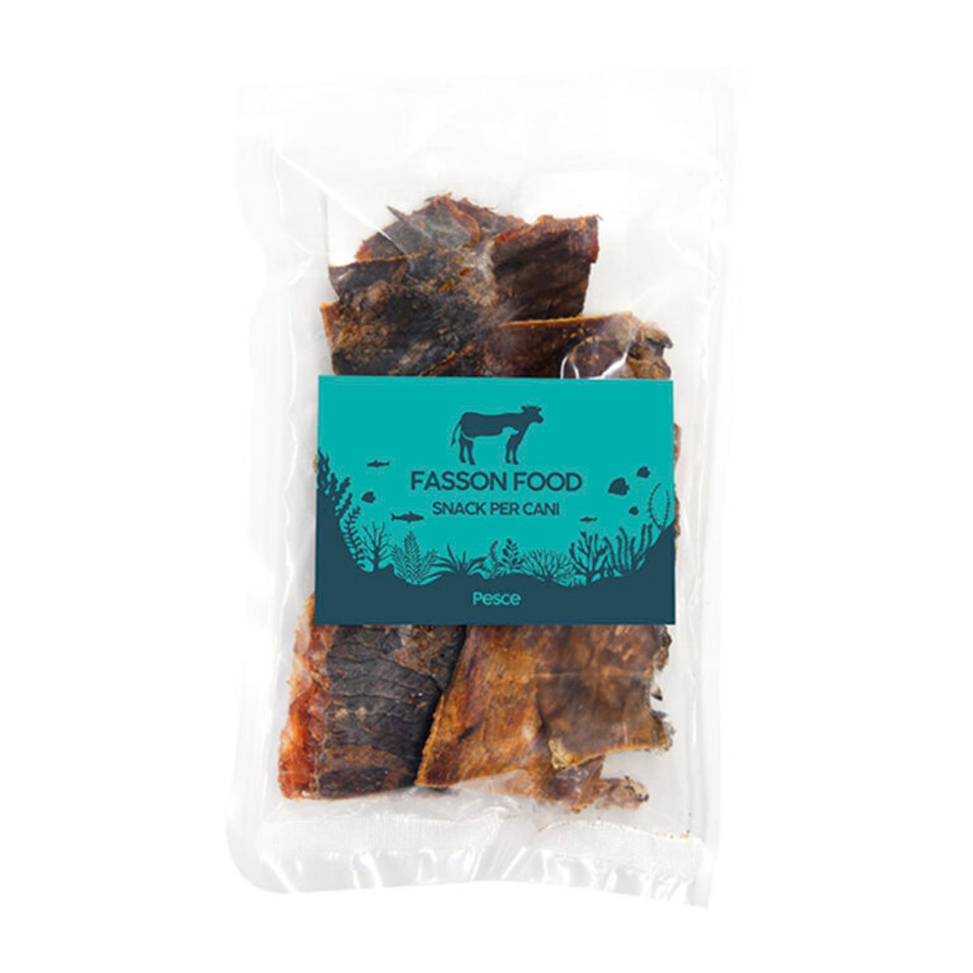 Fasson Food Pelle di Tonno Snack Masticativo Croccante per Cani 70 g