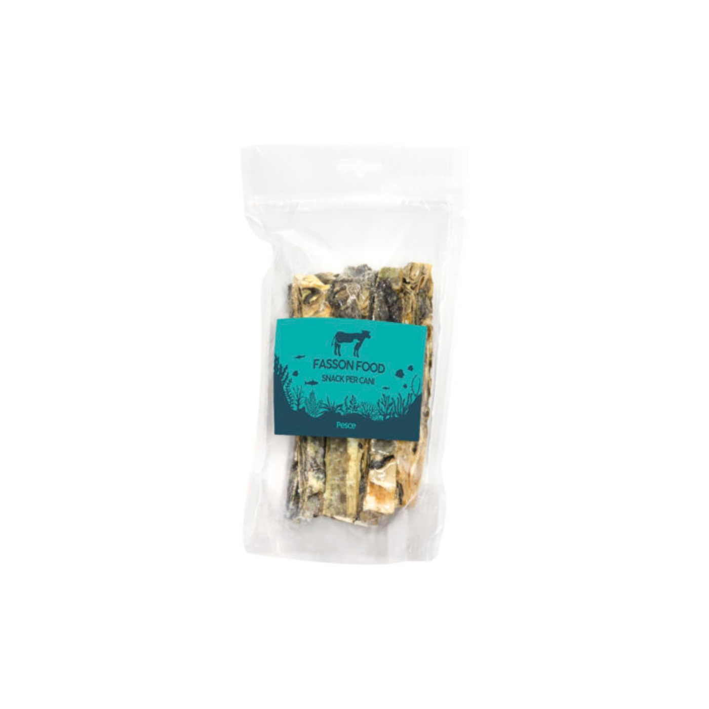 Fasson Food Strisce di Merluzzo Snack Marticativo Croccante per Cani 150 g