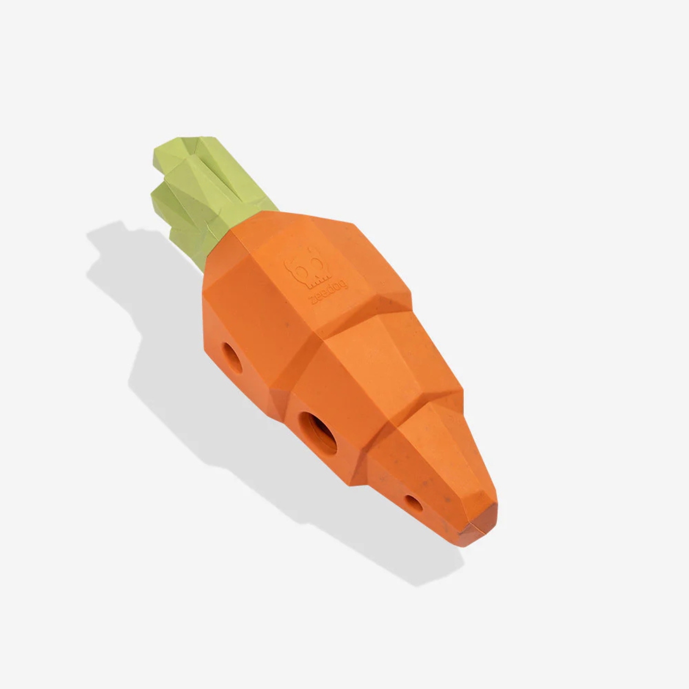 Zee.Dog Gioco per Cani in Gomma Naturale 100% Atossica Super Veggiez Carota