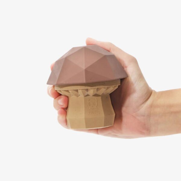 Zee.Dog Gioco per Cani in Gomma Naturale 100% Atossica Super Veggiez Fungo
