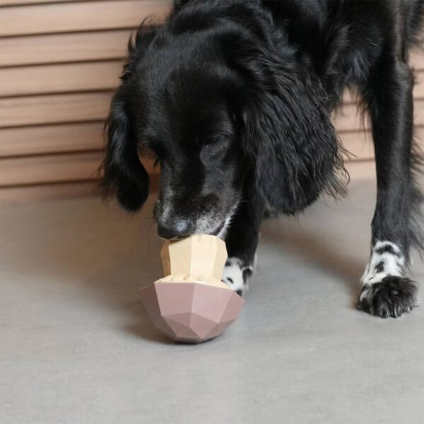 Zee.Dog Gioco per Cani in Gomma Naturale 100% Atossica Super Veggiez Fungo