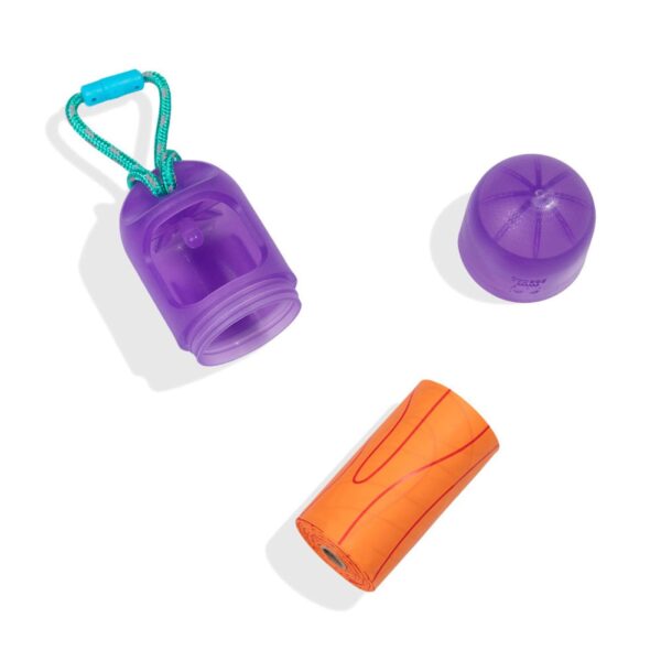 Zee.Dog Porta Sacchetti Igienici per Cani Poop Bag H3D +1 Roll 10 x 4 cm