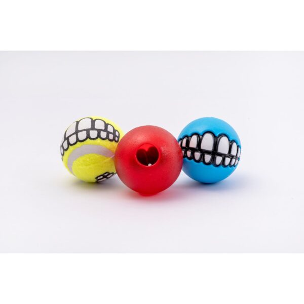 United Pets Palla per Cani Grinz Piccola Ø 4,9 cm 3 pz Colori Assortiti