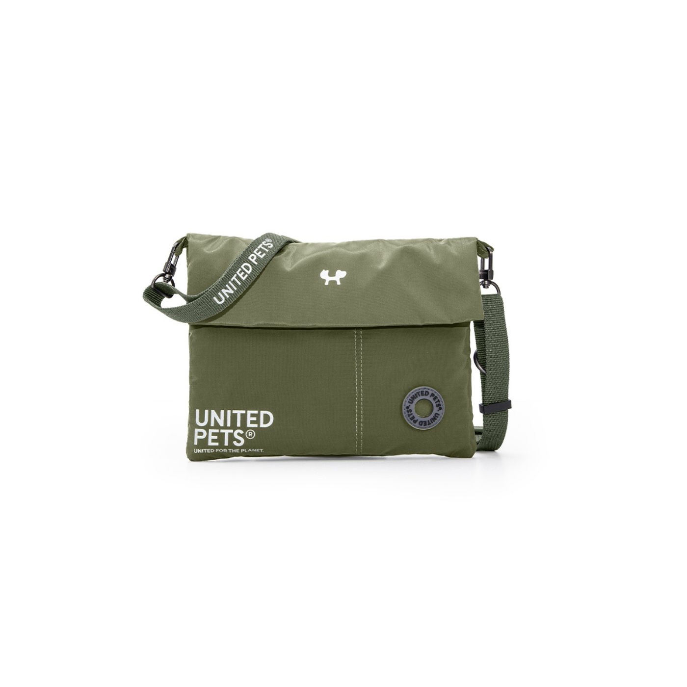 United Pets® United Pets® Pochette con Tracolla Linea CityLife Verde Militare