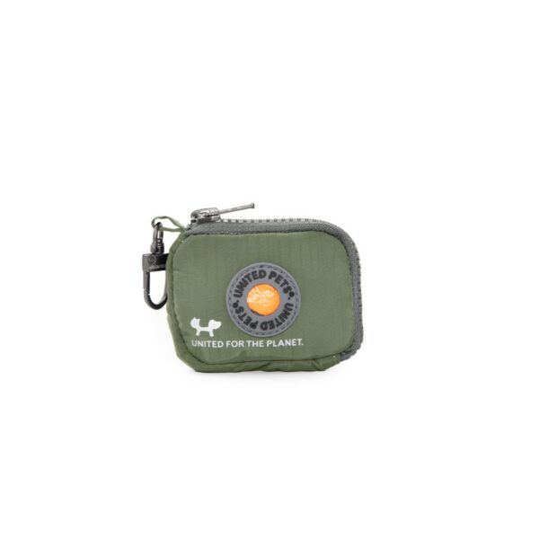 United Pets® Portasacchetti Igienici per Cani Linea CityLife con Ricarica Verde Militare