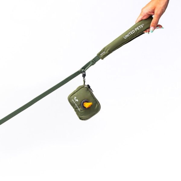 United Pets® Portasacchetti Igienici per Cani Linea CityLife con Ricarica Verde Militare