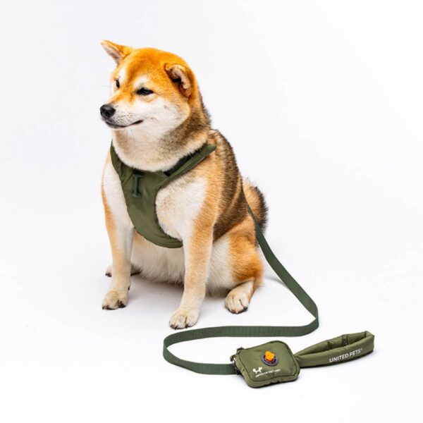 United Pets® Portasacchetti Igienici per Cani Linea CityLife con Ricarica Verde Militare