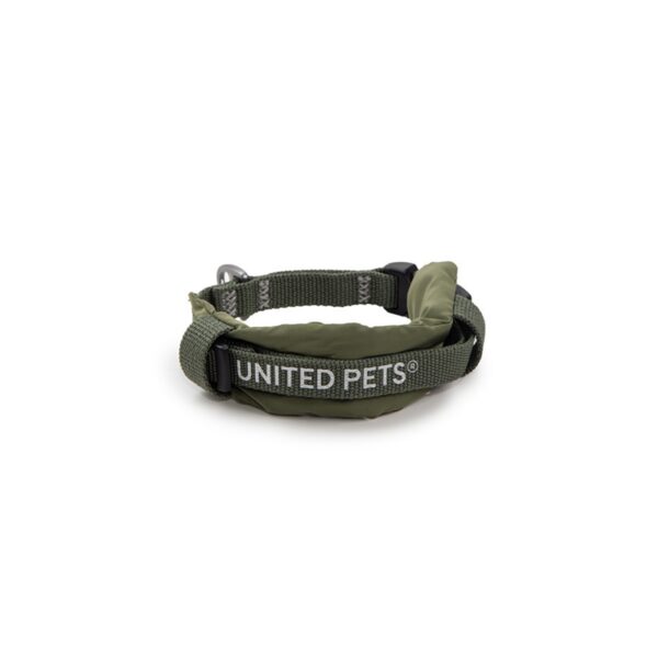 United Pets® Collare per Cani con Sottocollo Imbottito Linea CityLife Verde Militare
