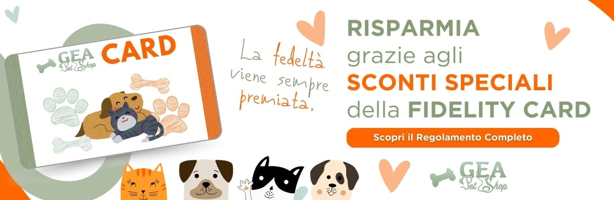 Gea Pet Shop Fidelity Card Regolamento