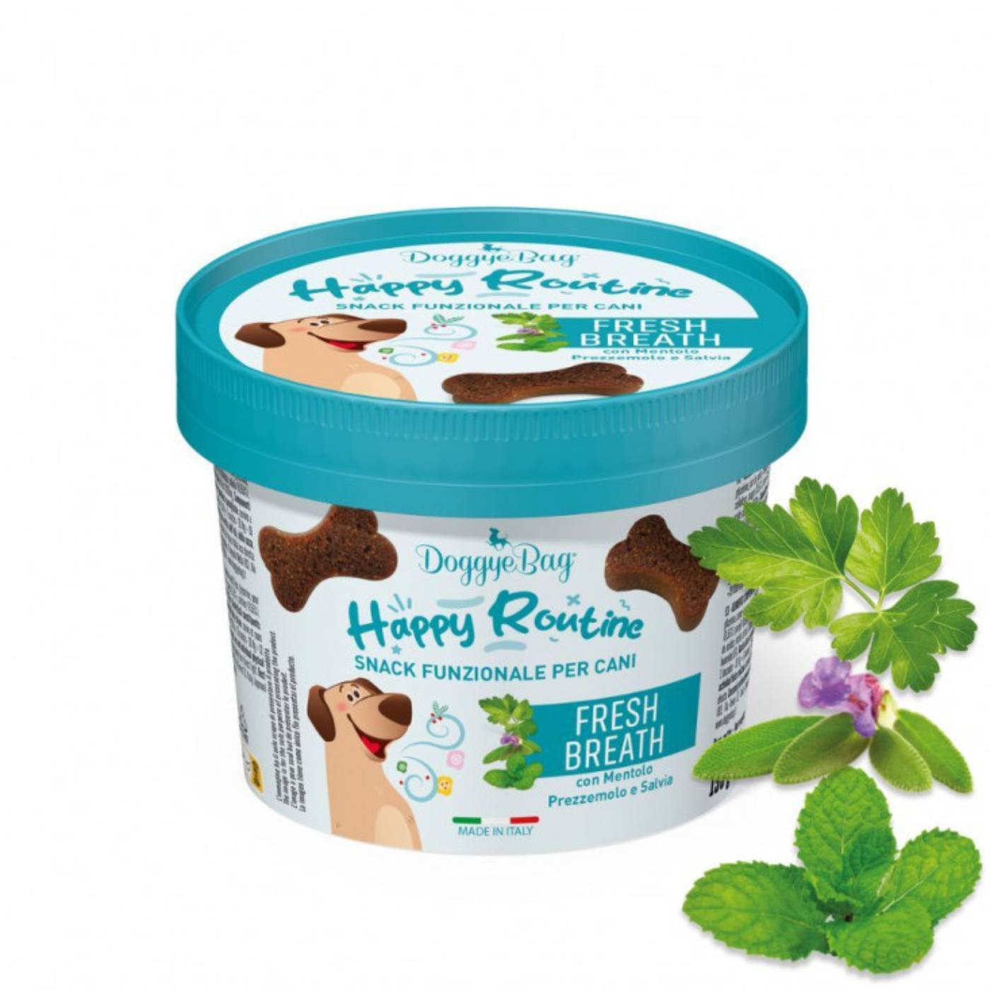 DoggyeBag® Snack Funzionali per Cani Ossicini Fresh Breath 150 g