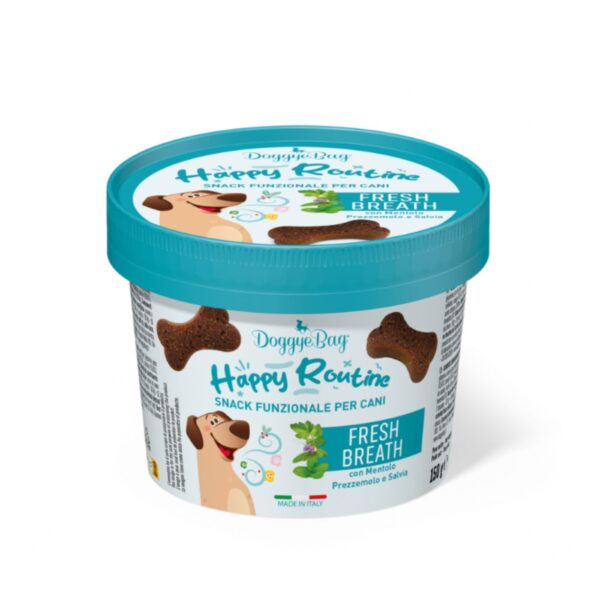 DoggyeBag® Snack Funzionali per Cani Ossicini Fresh Breath 150 g