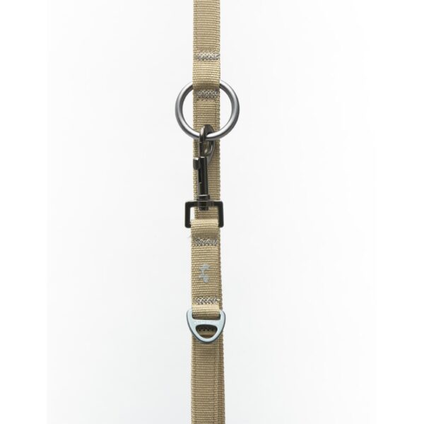 United Pets® Guinzaglio Eco Multifunzione per Cani Linea CityLife Beige