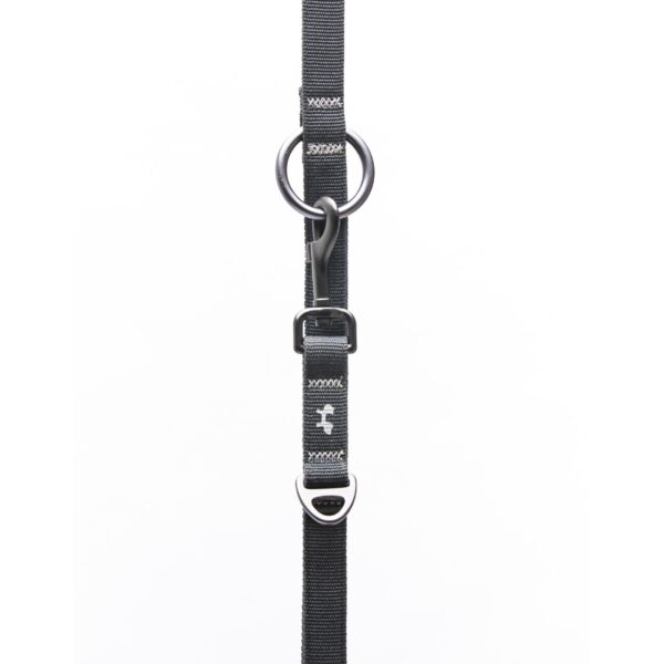United Pets® Guinzaglio Eco Multifunzione per Cani Linea CityLife Grigio Antracite