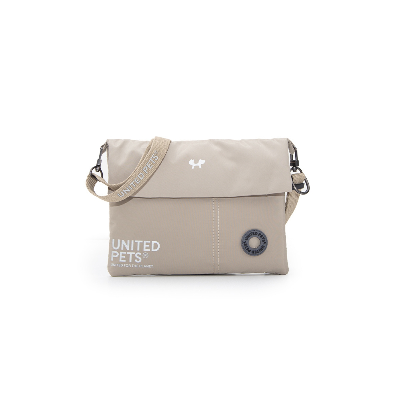 United Pets® Pochette con Tracolla Linea CityLife Beige