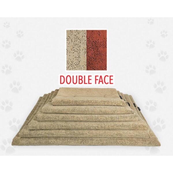 Nasonero Tappetino per Animali h.1 cm Double Face Mattone / Beige