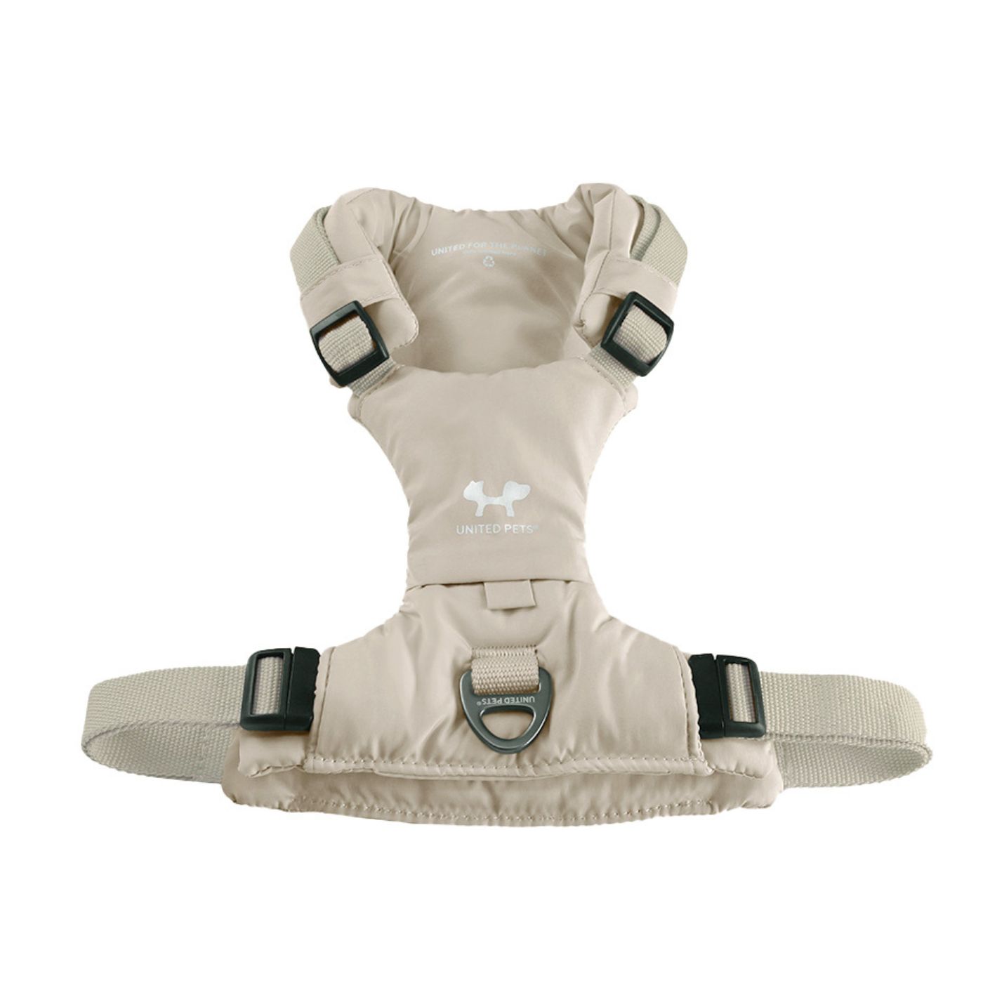 united pets® pettorina h per cani imbottita linea citylife beige