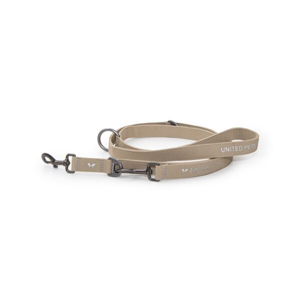 united pets® guinzaglio eco multifunzione per cani linea citylife beige