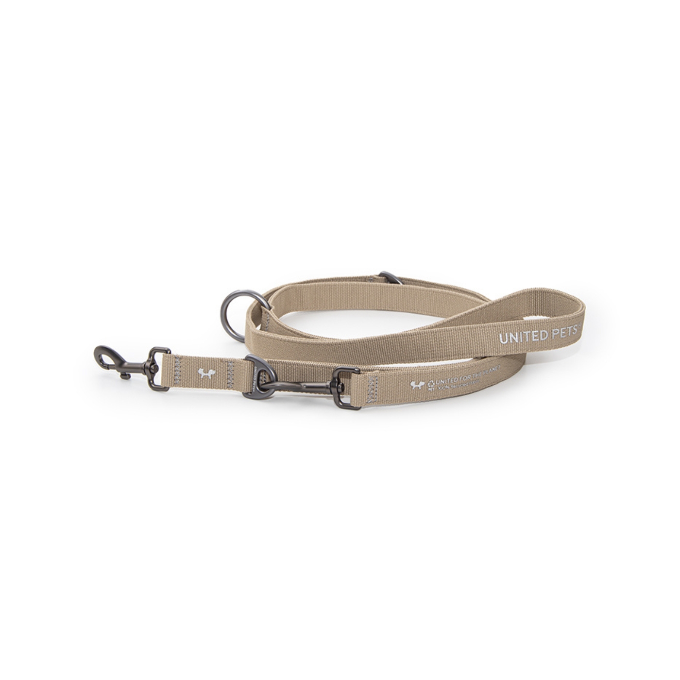 united pets® guinzaglio eco multifunzione per cani linea citylife beige