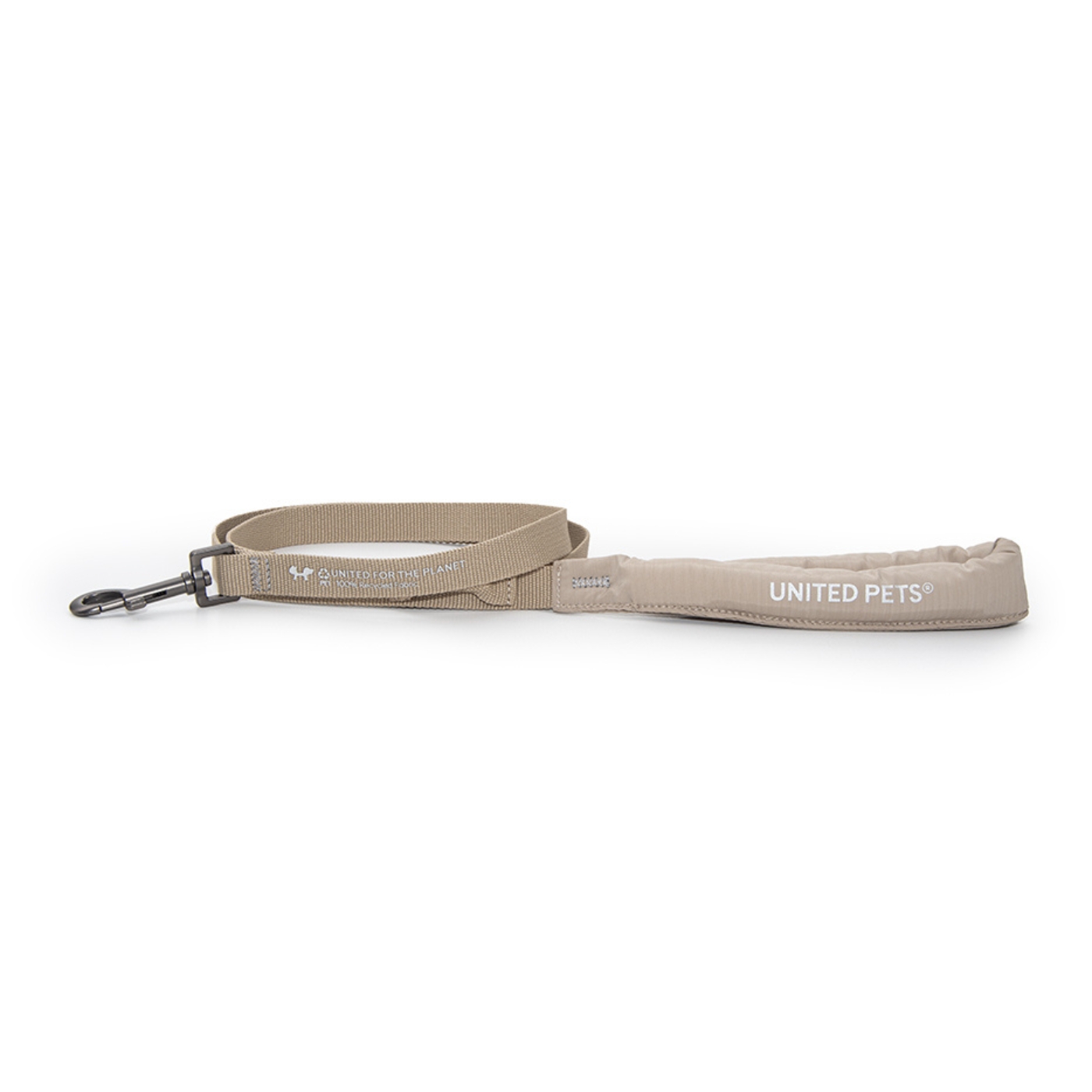 united pets® guinzaglio per cani con maniglia imbottita linea citylife beige