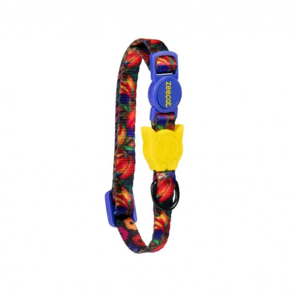 Zee.Cat Collare per Gatti Regolabile Farm Rio Samba 20 - 30 cm
