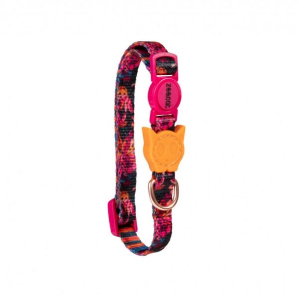 Zee.Cat Collare per Gatti Regolabile Farm Rio Selva 20 - 30 cm