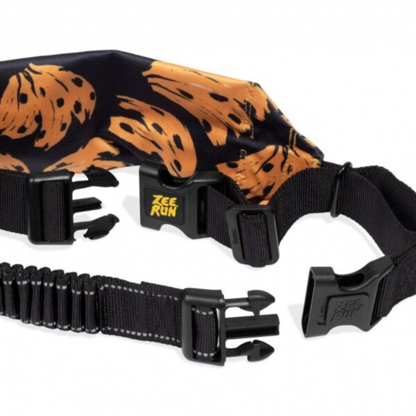 Zee.Dog Cintura da Running Farm Rio Bossa Banana con Guinzaglio Zee.Run Belt