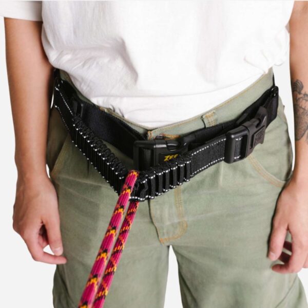 Zee.Dog Cintura da Running Farm Rio Bossa Banana con Guinzaglio Zee.Run Belt