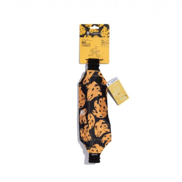 Zee.Dog Cintura da Running Farm Rio Bossa Banana con Guinzaglio Zee.Run Belt