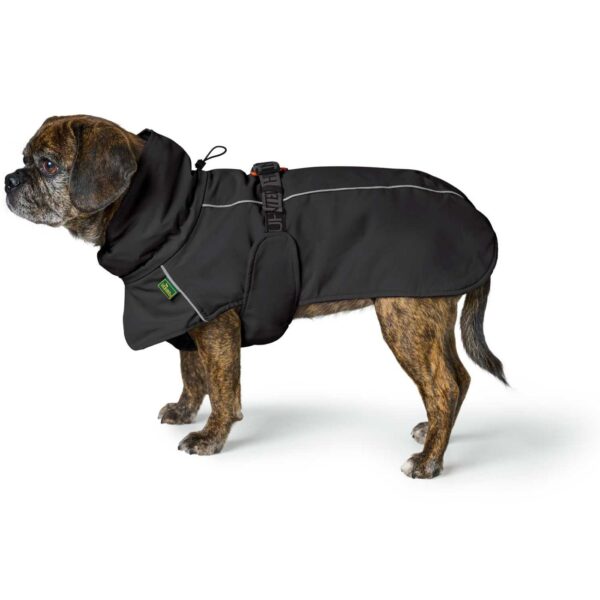 Hunter Cappotto per Pug e Bulldog Nordby Nero