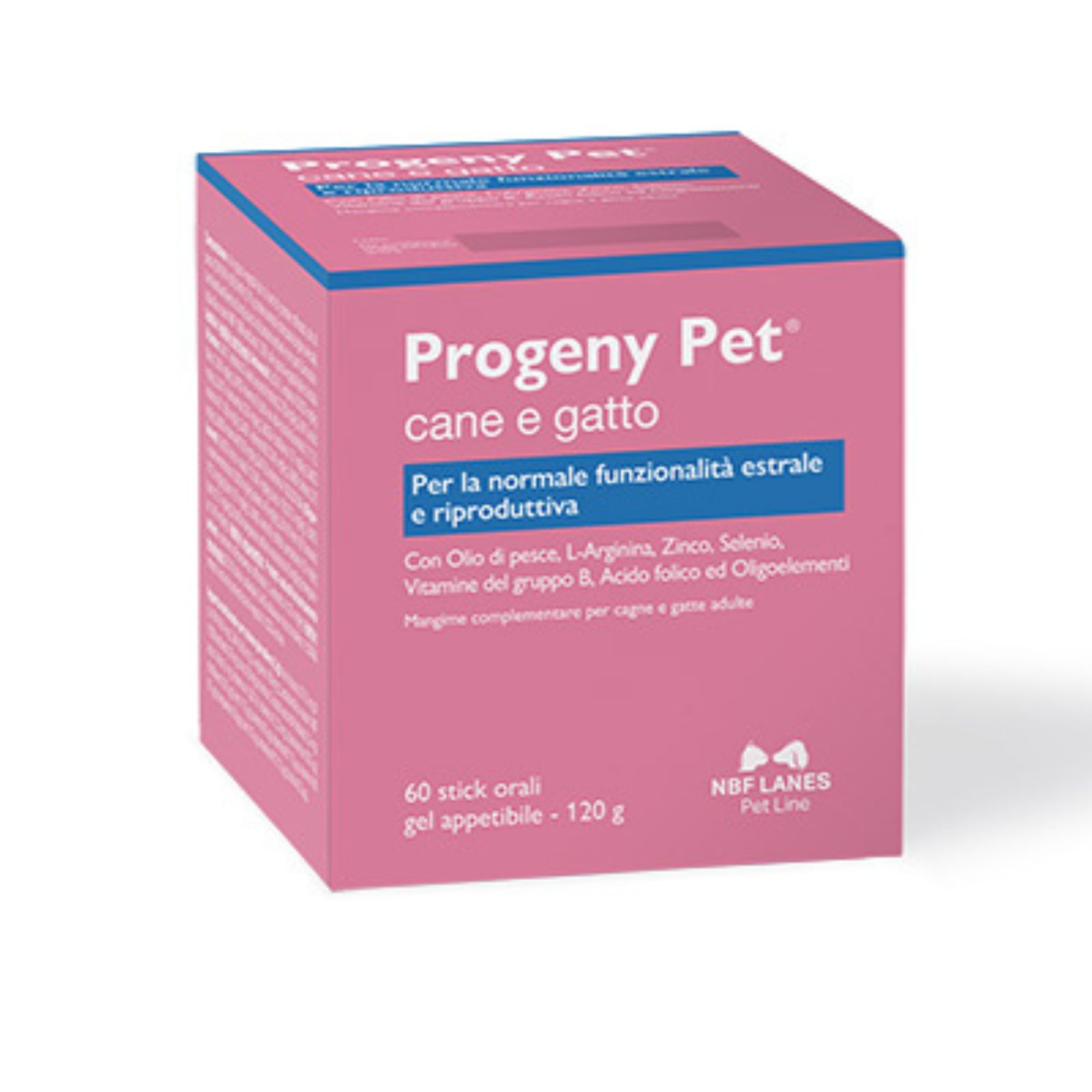 Progeny Pet Integratore per Cani e Gatti Gel 60 Buste Nbf Lanes
