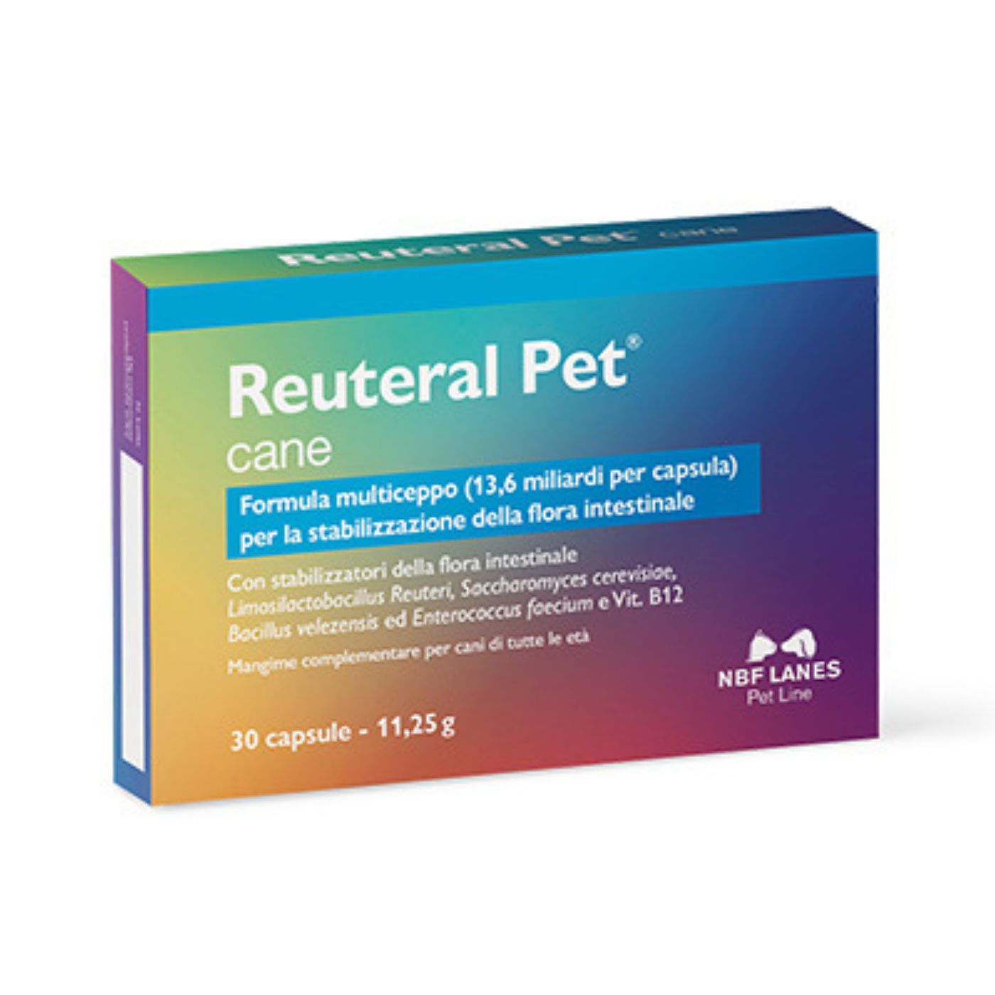 Reuteral Pet Integratore per Cani Capsule Nbf Lanes