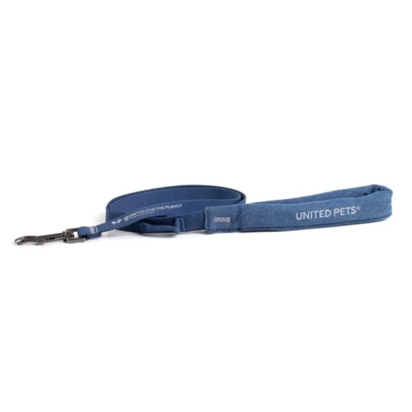 United Pets Guinzaglio per Cani con Maniglia Imbottita Linea CityLife Blue Jeans