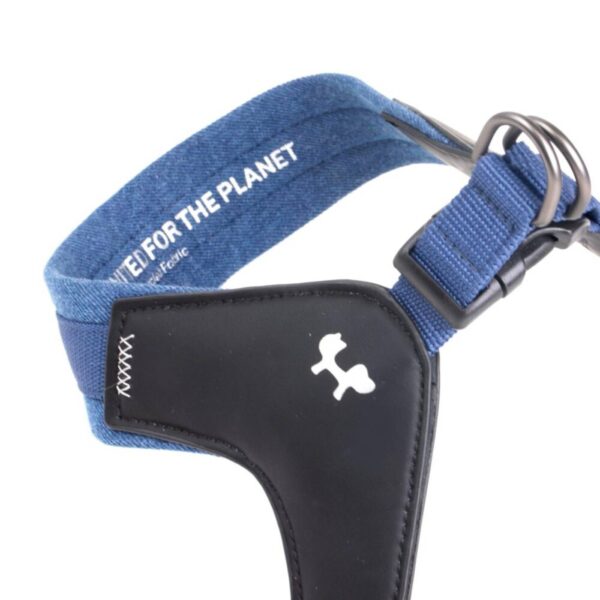 United Pets Pettorina per Cani Aggancio Rapido Linea CityLife Blue Jeans