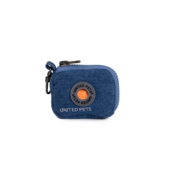 United Pets Portasacchetti Igienici per Cani Linea CityLife con Ricarica Blue Jeans