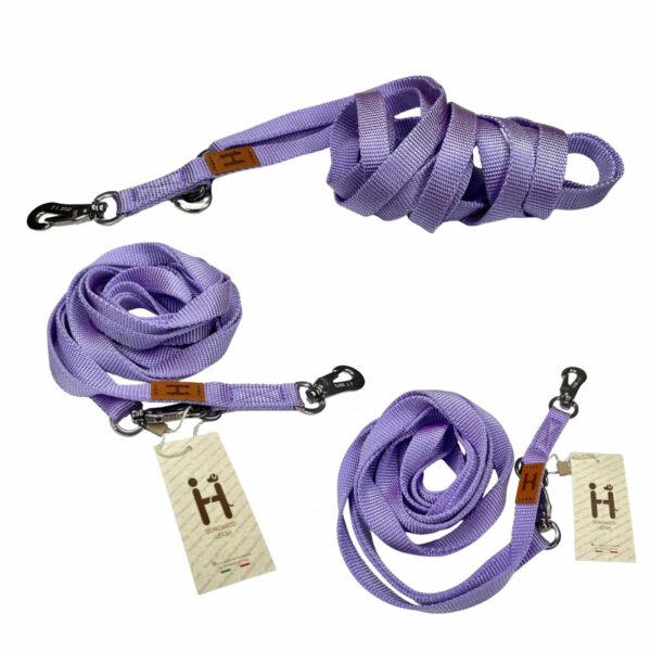 Haqihana Guinzaglio per Cani in Nylon Lavanda