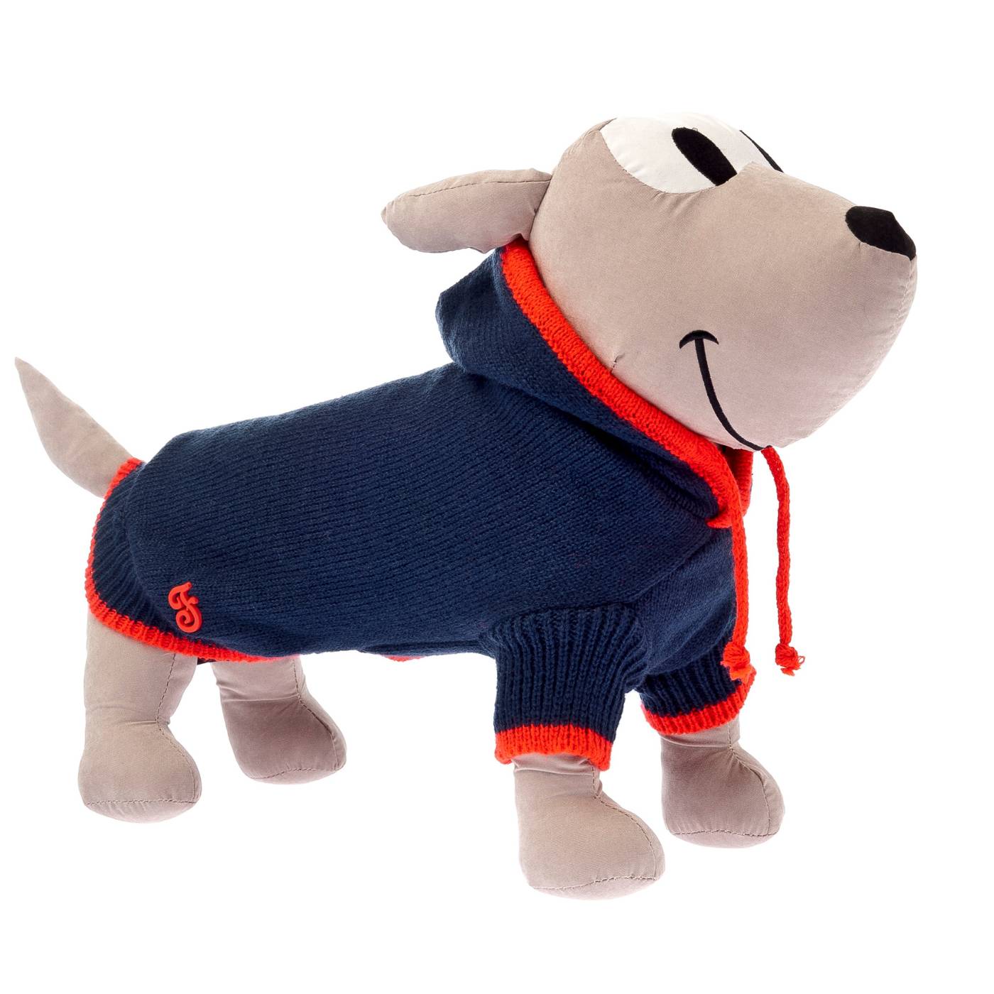 Ferribiella Maglioncino per Cani Scintilla con Cappuccio Blu