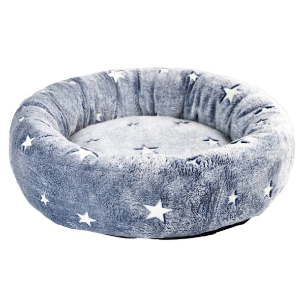 Ferribiella Cuccetta per Cani e Gatti Glow Blu con Fantasie che Brillano al Buio
