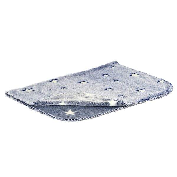 Ferribiella Copertina in Peluche per Cani e Gatti Glow 100 x 70 cm con Fantasie che Brillano al Buio