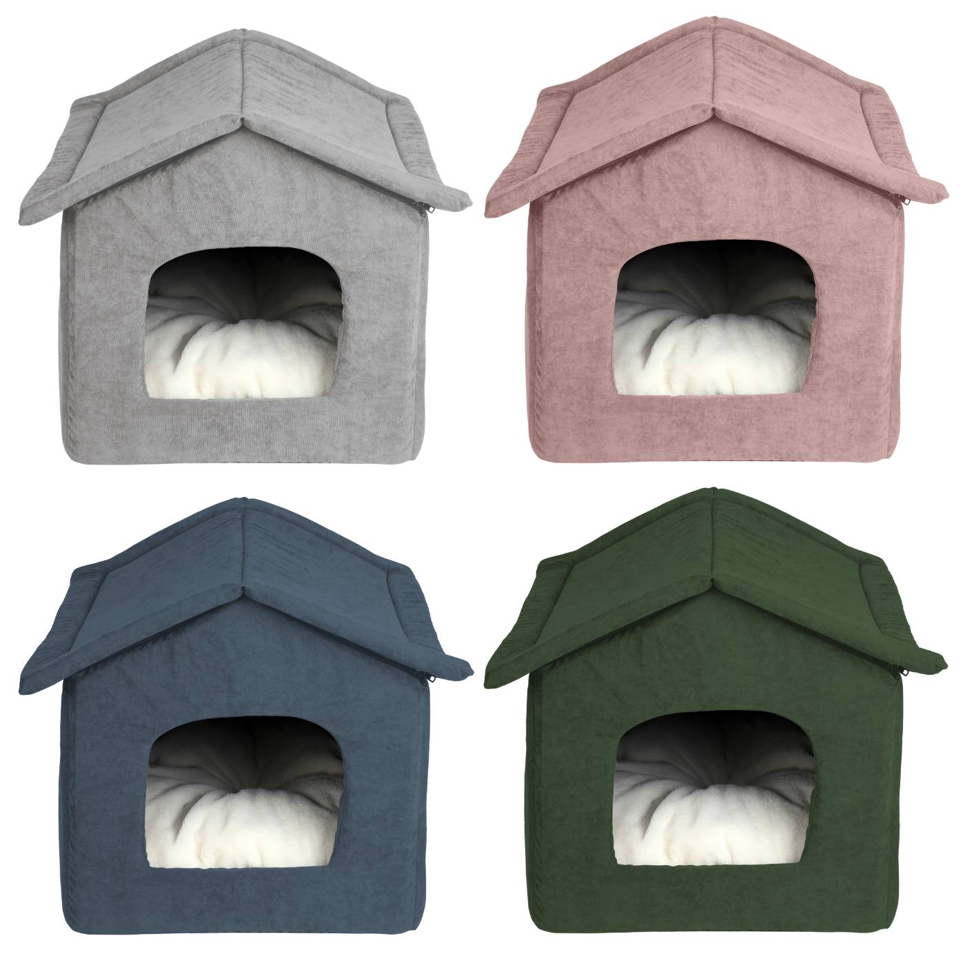 Ferribiella Cuccia Casetta per Cani e Gatti Everyday One Size 45 x 47 x 46 cm