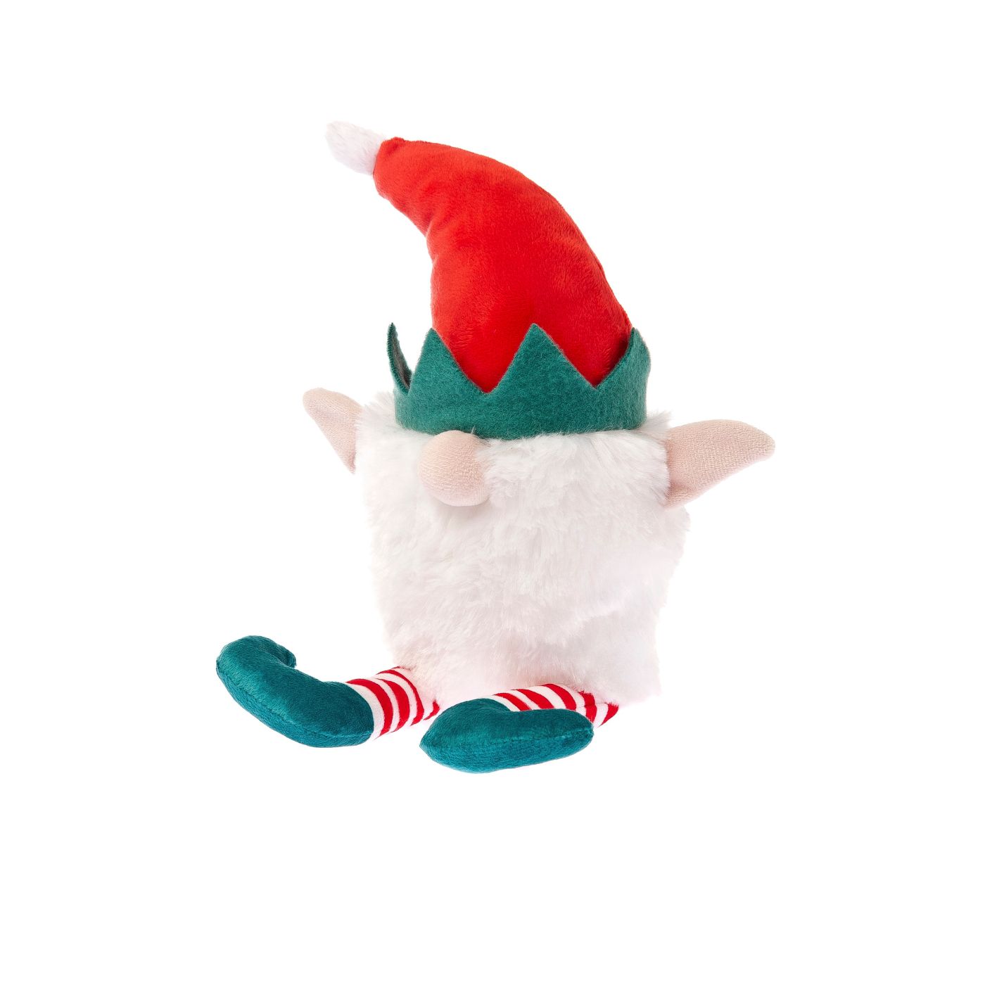Ferribiella Gioco per Cani Gnomo Gambe Lunghe Xmas Peluche 19 x 9 x 33.5 cm