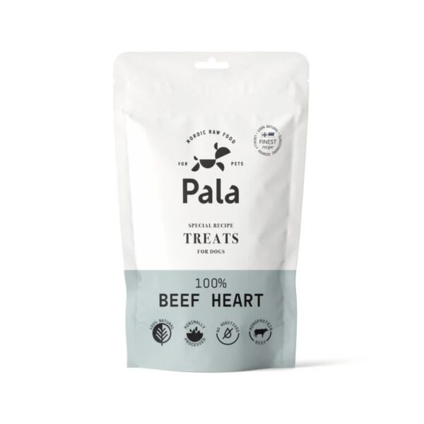 Pala Snack per Cani 100% Cuore di Manzo Monoproteici 100 g