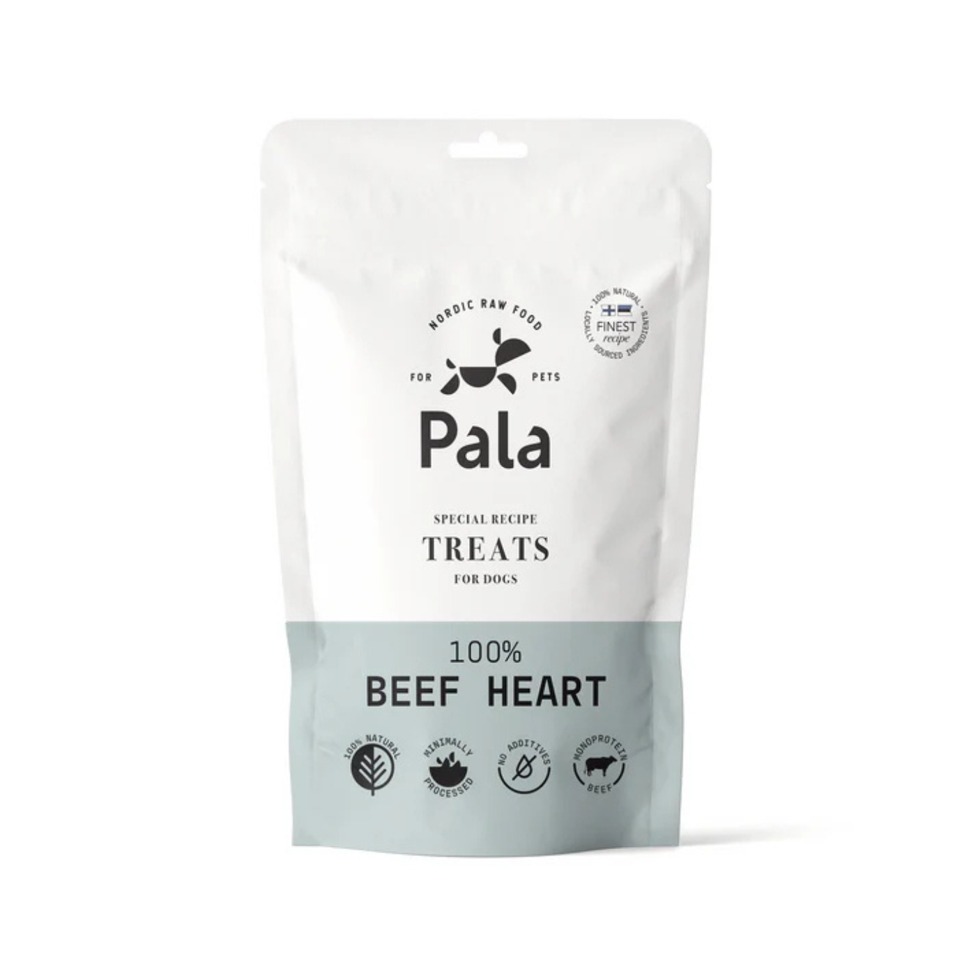 Pala Snack per Cani 100% Cuore di Manzo Monoproteici 100 g