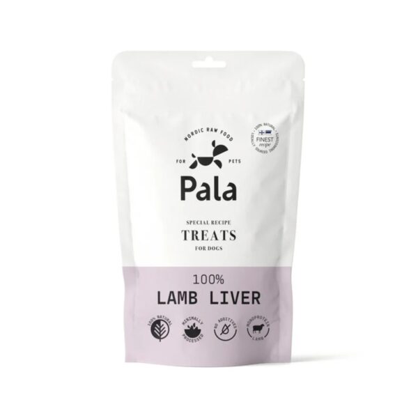 Pala Snack per Cani 100% Fegato di Agnello Monoproteici 100 g