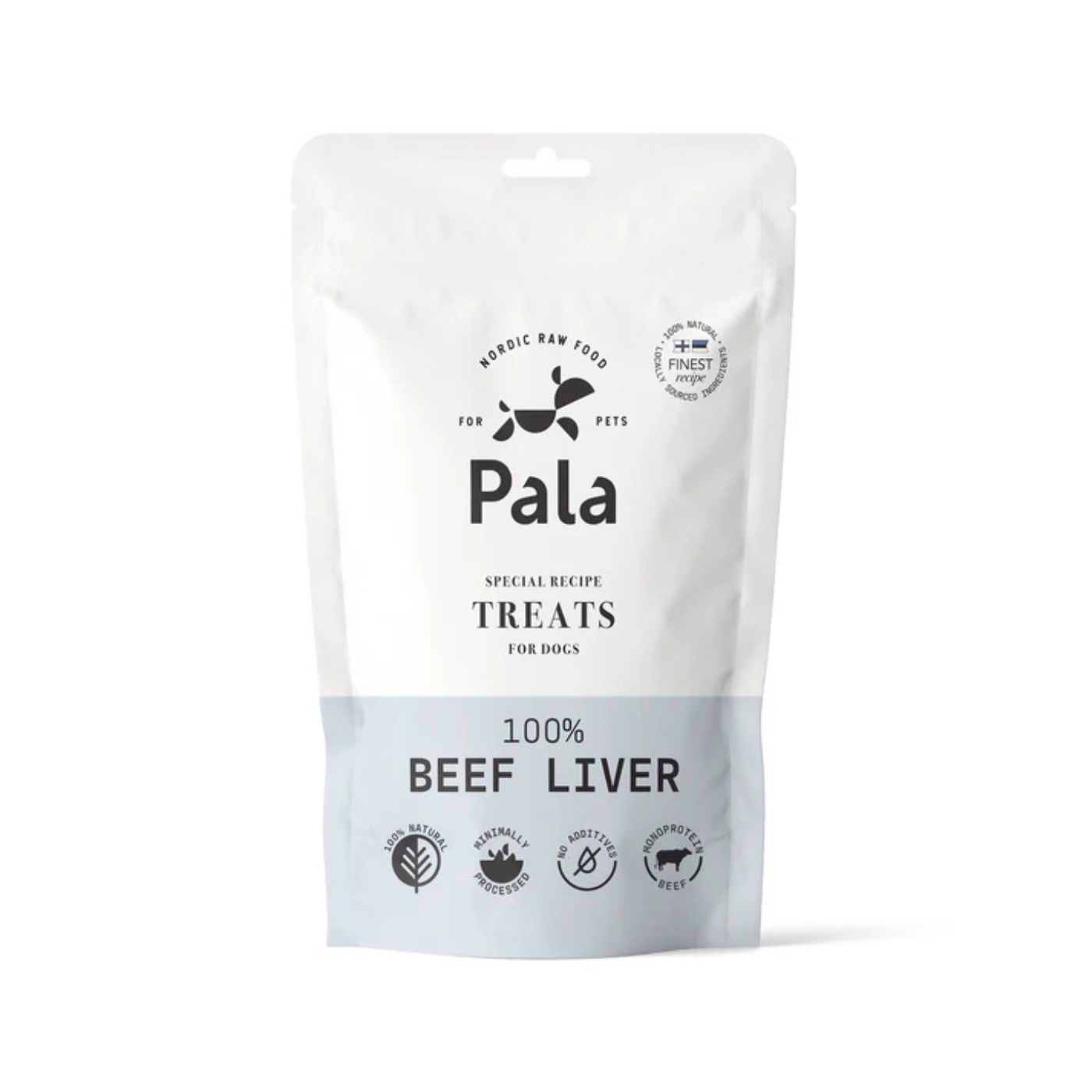 Pala Snack per Cani 100% Fegato di Manzo Monoproteici 100 g